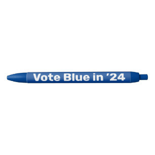 Vote Blue in 2024 Black Ink Pen