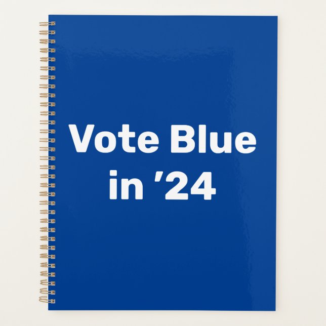 Vote Blue in 2024 Planner (Front)