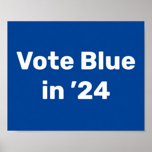 Vote Blue in 2024 Poster