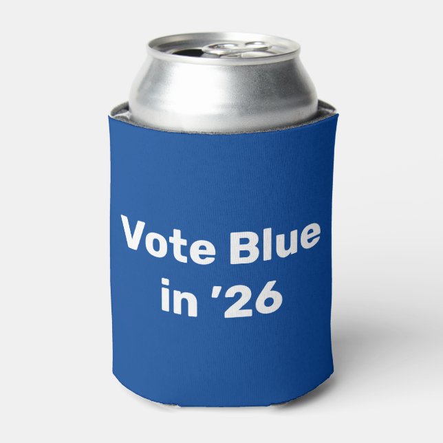 Vote Blue in 2026 Can Cooler (Can Front)