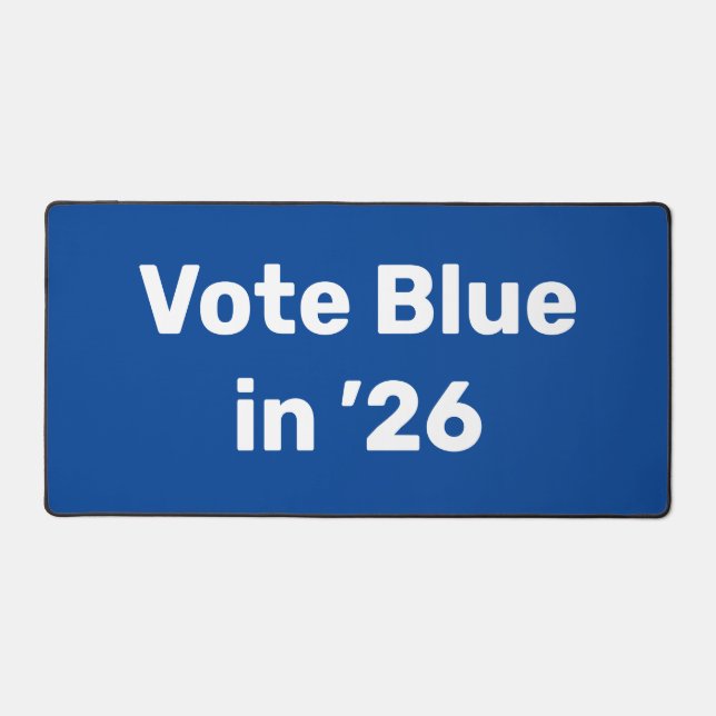 Vote Blue in 2026 Desk Mat (Front)