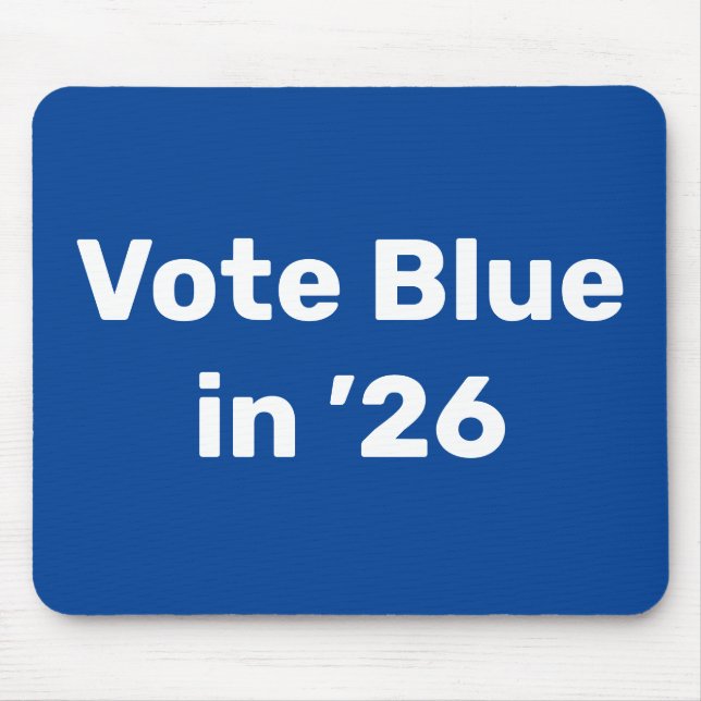 Vote Blue in 2026 Mouse Mat (Front)