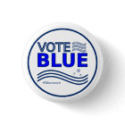 Vote Blue Political Election Campaign Message  