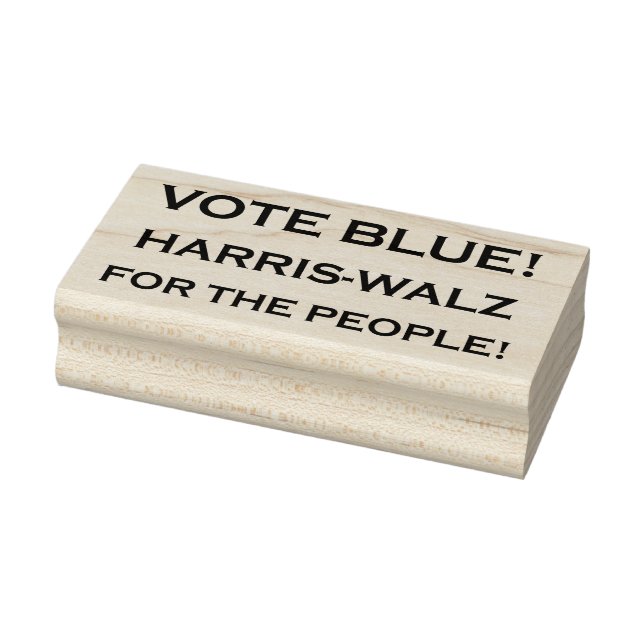 VOTE BLUE! RUBBER STAMP (Stamp)