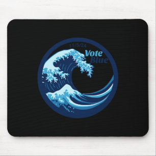 Vote Blue Wave Democrats Kamala Harris Election Da Mouse Mat