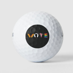 VOTE Books Uterus LGBT Support Golf Balls