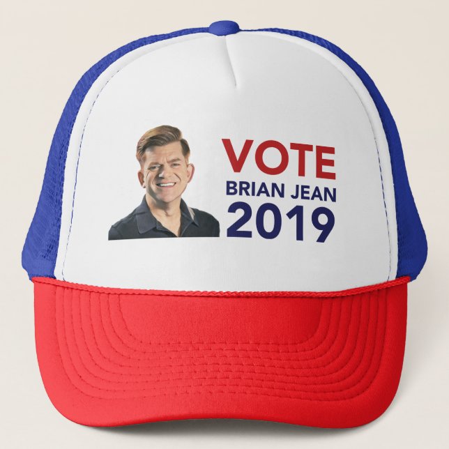 Vote Brian Jean Trucker Hat (Front)