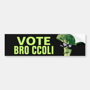 Vote Bro Ccoli Bumper Sticker