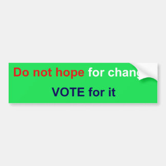 vote bumper sticker