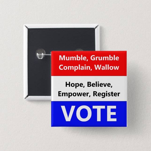 Vote Button (Front & Back)