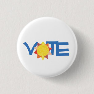 "Vote" Button - with sun