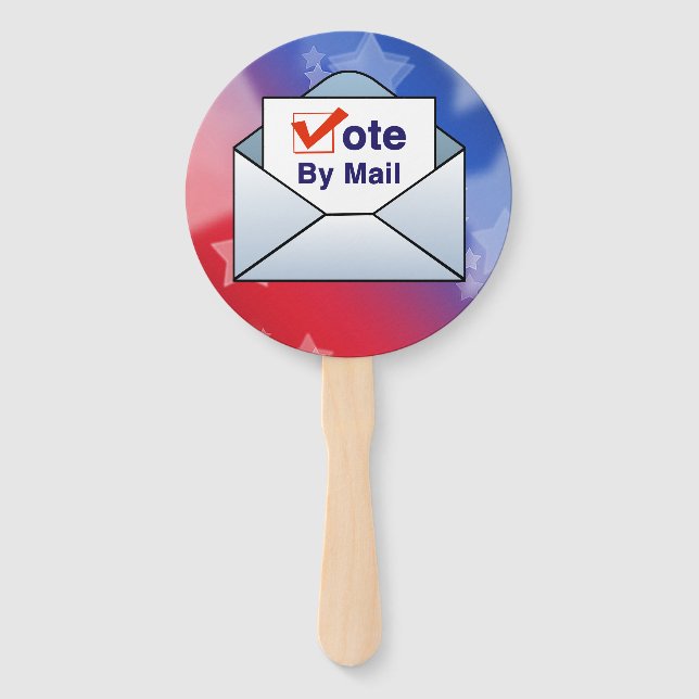 Vote By Mail Hand Fan (Front)