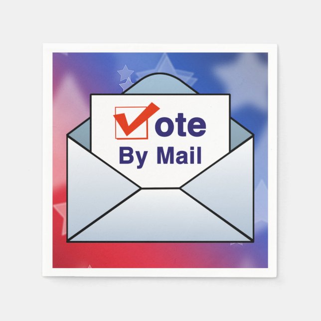 Vote By Mail Napkin (Front)
