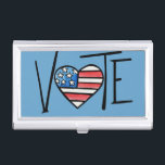 VOTE CAR MAGNET BUSINESS CARD HOLDER<br><div class="desc">VOTE                                                     voting voter usa america biden 2020 election "biden 2020" "vote blue"</div>