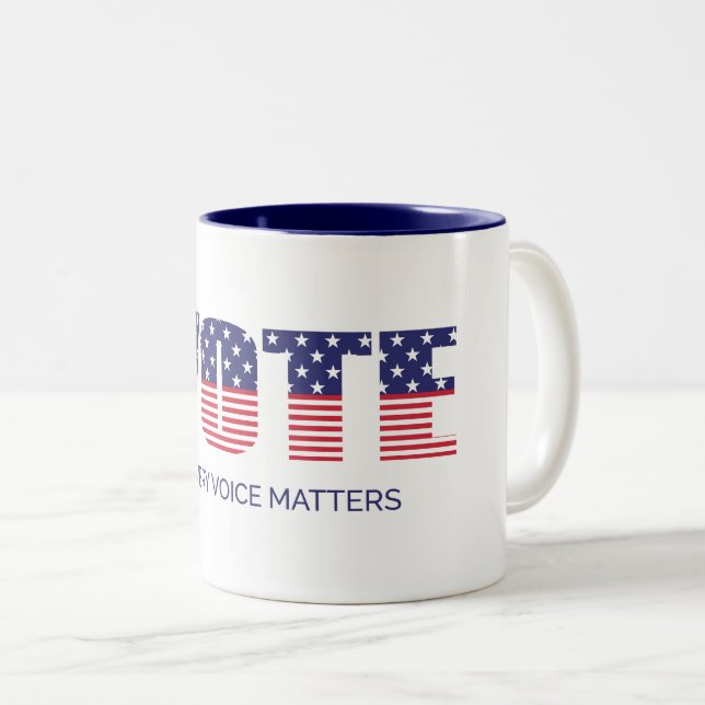Vote Coffee Mug (Front Right)