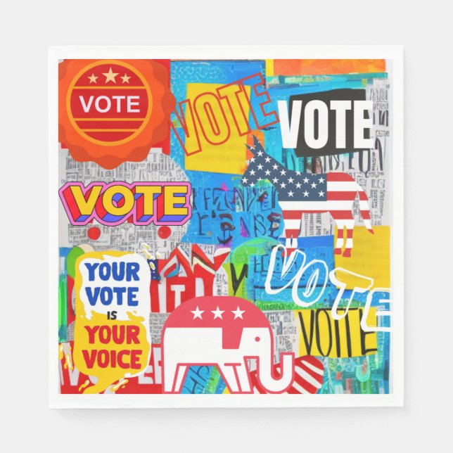 Vote Collection Napkin (Front)