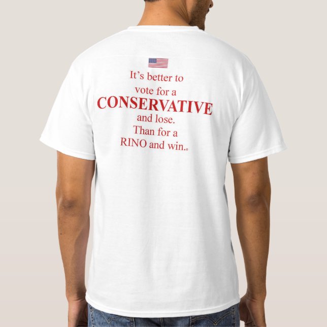Vote Conservative! T-Shirt (Back)