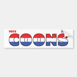 Vote Coons 2010 Elections Red White and Blue Bumper Sticker