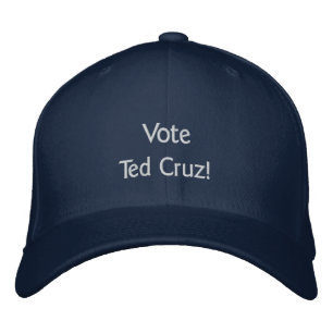 Vote Cruz Custom Embroidered Hat