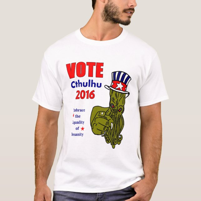 Vote Cthulhu 2016 Men's T-Shirt (Front)