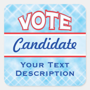 VOTE Customise Text Stickers