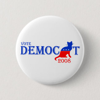 Vote Democat Button