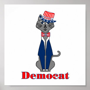 Vote Democat Poster