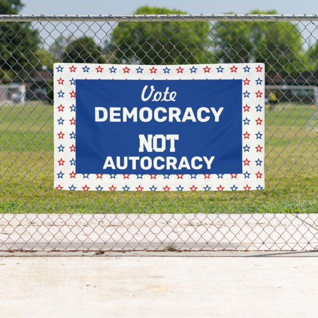 Vote Democracy Banner (Insitu)