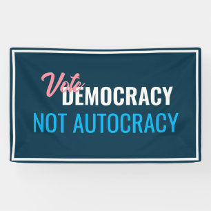 Vote Democracy Customised Sign