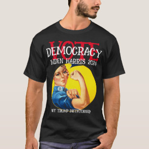 VOTE DEMOCRACY NOT DICTATORSHIP 2024 T-Shirt