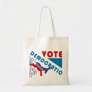 Vote Democratic Budget Tote Bag