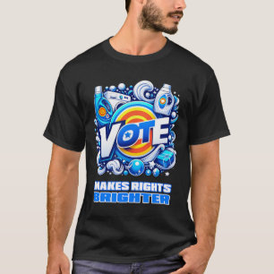 Vote Detergent Bright Right Funny Vintage 2024 T-Shirt