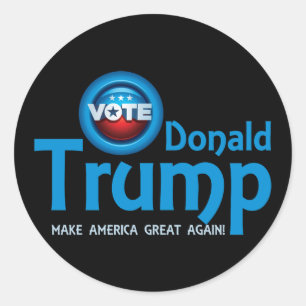 Vote Donald Trump 2016 Classic Round Sticker