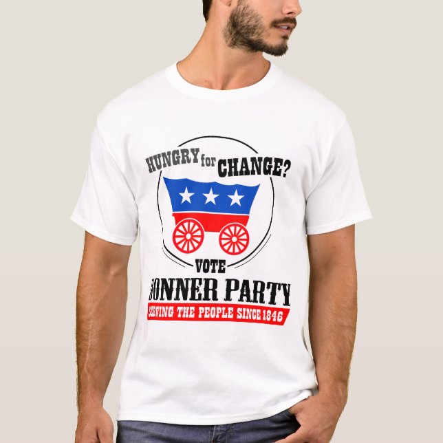 Vote Donner Party! T-Shirt (Front)