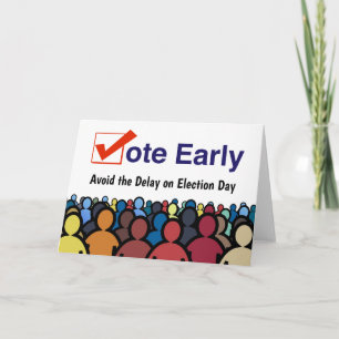 Vote Early Card