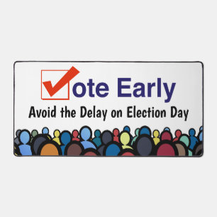 Vote Early Desk Mat