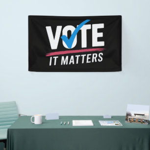 Vote Election 2024 Voter Democrat Politics  Banner