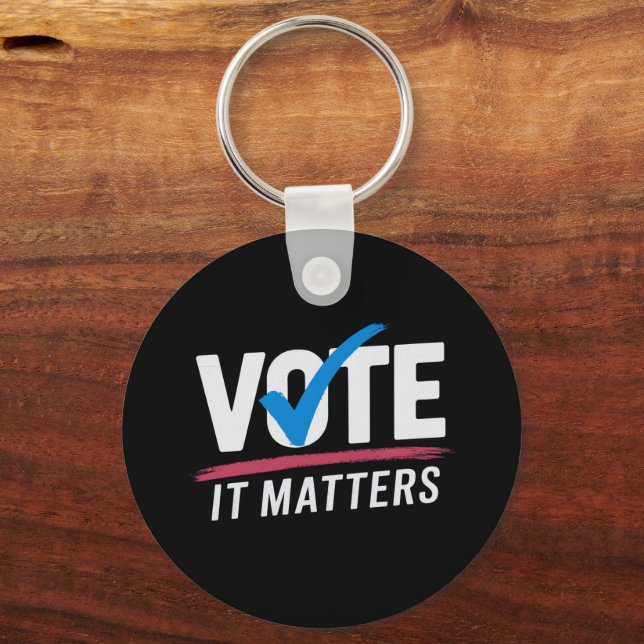 Vote Election 2024 Voter Democrat Politics  Key Ring (Front)