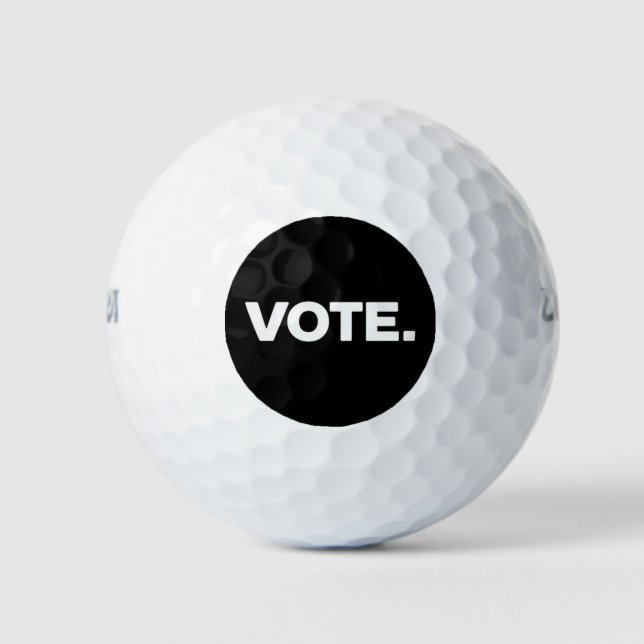 Vote Election 2024 Voting Rights Suffrage Golf Balls (Front)