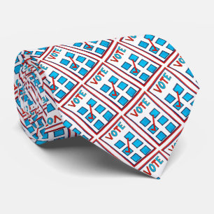 VOTE Election Day USA Voting Ballot Poll Worker Tie