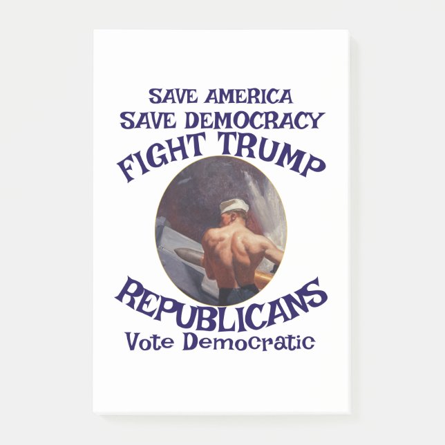 Vote Election FW FV HG 2026 2028 Campaign Post-it Notes (Front)