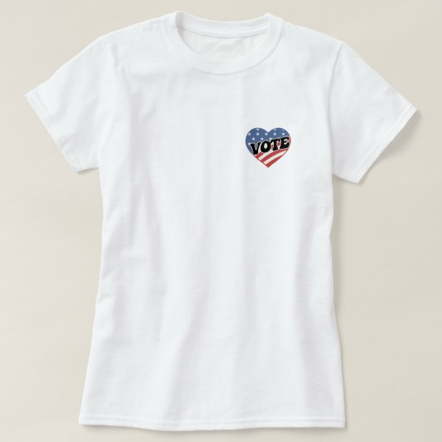 Vote Election USA People For The President T-Shirt (Design Front)