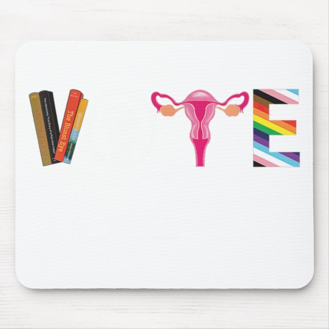 Vote Equality Progress Sticker  Mouse Mat (Front)