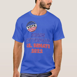 Vote Fetterman PA Senate 0 Retro Vote John Fetter T-Shirt