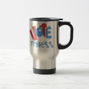 Vote Fitness Travel Mug