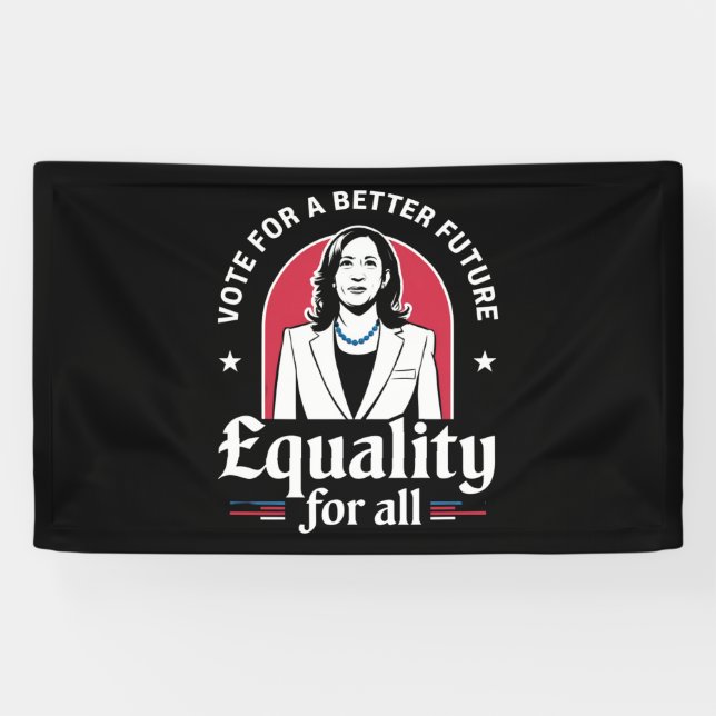 Vote For A Better Future USA President 2024 Banner (Horizontal)