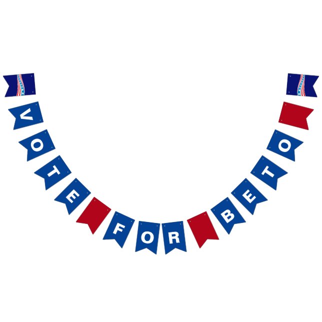 Vote for Beto Texas Governor Election 2022 Party Bunting (All)