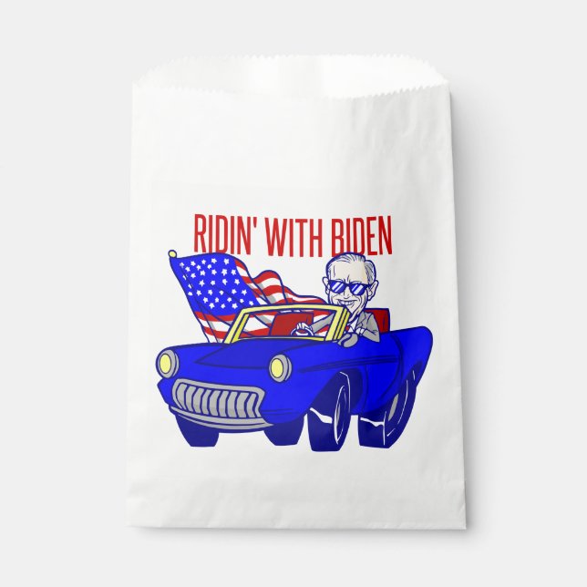 vote for biden election funny favour bags (Front)