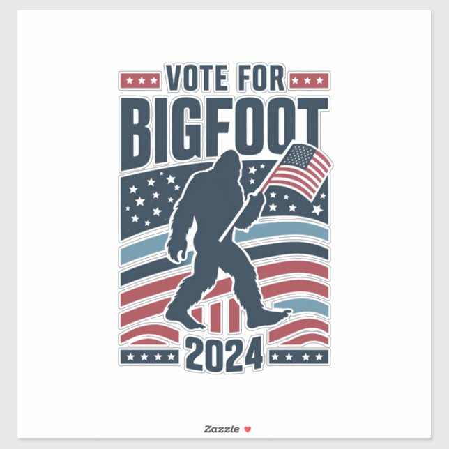 Vote For Bigfoot 2024 Sasquatch Election (Sheet)