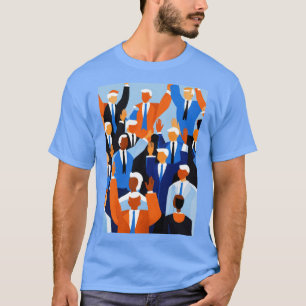 Vote for Change   Bold Politician T-Shirt Design